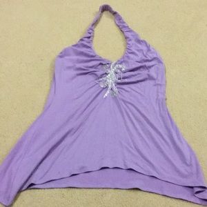 Arden B light purple halter